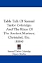 Table Talk Of Samuel Taylor Coleridge: And The Rime Of The Ancient Mariner, Christabel, Etc. (1884)