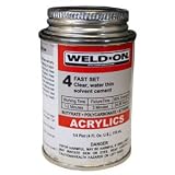 Weld-On 4 Acrylic Adhesive - 4 Oz