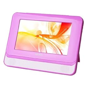 Akira - DPS-PI73U7 - Lecteur DVD portable 7,1" - DivX - USB - Rose
