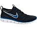 Nike Men's Free 5.0 V3 Running Shoe (Black/ White/ Blue Spark) - 7.5