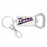 MLB Minnesota Twins Bottle Opener Key Ring (Retro Logo)
