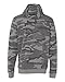 Burnside Mens Camo Full-Zip Hooded SweatShirt B8615