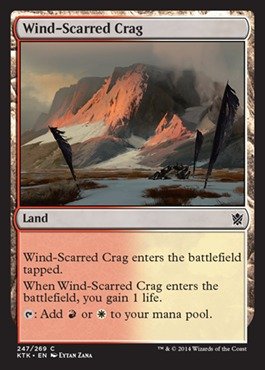 Magic: the Gathering - Wind-Scarred Crag (247/269) - Khans of Tarkir