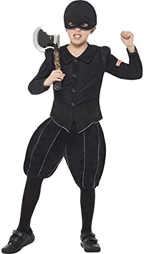 Medium Black Boys Tudor Executioner Costume