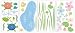 RoomMates RMK1123SCS Hoppy Pond Peel & Stick Appliques