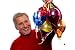 Rainbow Studio Blown Glass Hummingbird Feeder