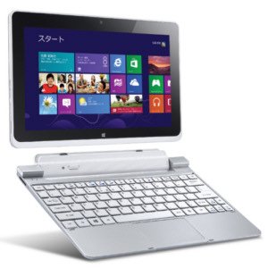 ���ܥ������� (AAXBV) ICONIA W510D-2 (Atom Z2760/2G/64G eMMC/10.1/Win8 32bit/OF13HB/�����ܡ��ɥɥå���) W510D-2