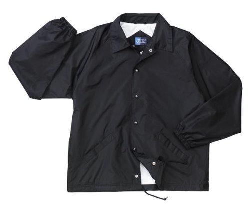 Sport-Tek Nylon Sideline Jacket, Black, Large