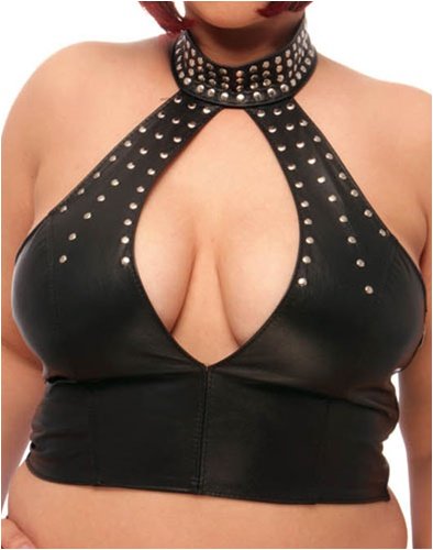 FREE SHIPPING! Plus Size Black Leather Bustier with Rivet Detail 1x 2x 3x 41tHN4xKyaL FREE SHIPPING! Plus Size Black Leather Bustier with Rivet Detail 1x 2x 3x