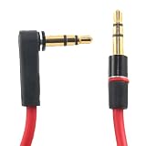 Câble de remplacement pour Dr Dre Casque Monster Beats Solo Monstre Studio HD (Rouge) 1.2m