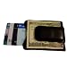 MAGNETIC MONEY CLIP WALLET 100% GENUINE LEATHER BY DESIGNSK