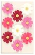 Martha Stewart Crafts Stickers Cosmos Flowers Pink/White By The Package