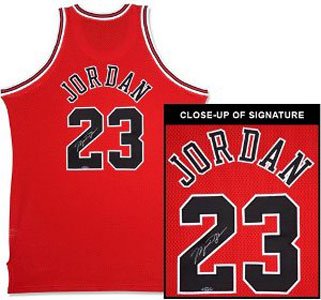 Michael Jordan Signed Chicago Bulls Jersey