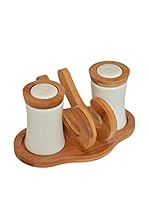 Bambum Salero y Pimentero 3 Piezas Salt B2681 Beige