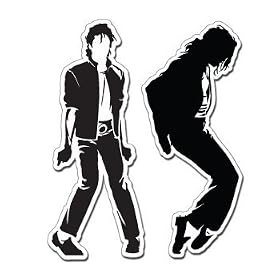 MICHAEL JACKSON 2 STICKER SET - Sticker Decal - #S0057