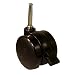 E.R. Wagner Stem Caster, Open Twin Swivel with Brake, Nylon Wheel, Plain Bearing, 90 lbs Capacity, 2-1/2" Wheel Dia, 2-5/16" Wheel Width, 2-3/4" Mount Height, 5/16" Stem Dia, 1-9/16" Stem Height