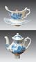 Blue Toile Porcelain Teapot Night Light