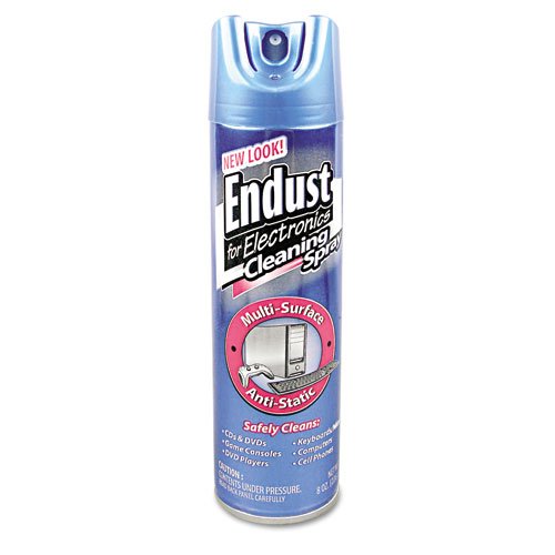 New Endust Multi-Surface Streak-Free Anti-Static Electronics Cleaner 8 Oz Aerosol Repels Dust
