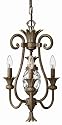 Hinkley Lighting 4103PZ 3 Light Chandelier - Plantation Pearl Bronze Tropical Transitional Lights