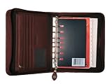 Day - Timer DESK Size Burgundy Nappa LEATHER