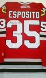 Tony Esposito Signed Chicago Blackhawks Authentic CCM Jersey