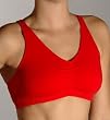 Fruit Of The Loom Shirred Front Racerback Sport Bra 3-Pack (90011)
