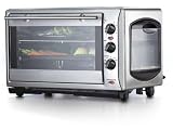 Produkt-Bild: LUXUS EDELSTAHL DAMPFOFEN, GRILL UND DAMPFGARER MIT BACKPLATTE UND ROST, KONTROLLLEUCHTE, 60 MINUTEN TIMER, 35 LITER, NEU + OVP