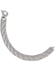 Leslies Sterling Silver Mesh Bracelet Length 7.5"