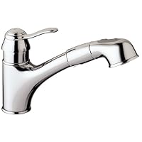 GROHE 32 459 000 Ashford Pull-Out Kitchen Faucet, Chrome