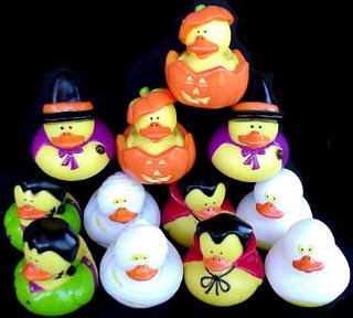 Childrens Toyshop  Toys : 12 Rubber Duck Ducky Duckie Halloween/Fall Party Favors