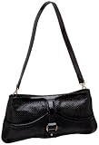SONDRA ROBERTS NEW YORK Patent Leather Clutch with Strap