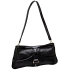 SONDRA ROBERTS NEW YORK Patent Leather Clutch with Strap