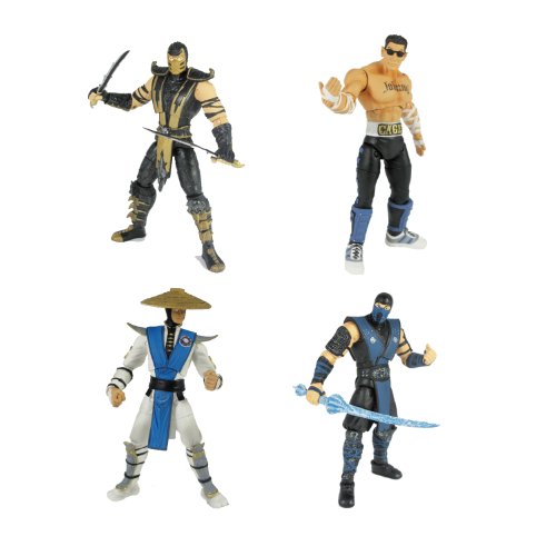  Mortal Kombat MK9 6" Figure Set Of 4
