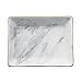 SOCOSY Marble Ceramic Ring Dish Jewelry Dish Ring Holder Jewelry Organizer with Golden Edged Home Decor Wedding Gift