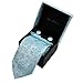 DAD3B Fashion Pattern Ties Cufflinks Hanky with Matching Fabric Box Dan Smith