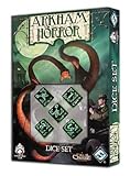 Q-WORKSHOP Call of Cthulhu Arkham Horror Dice Set Black & Green (コールオブクトゥルフ アーカムホラー ダイスセット ブラック＆グリーン)