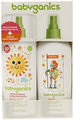 Babyganics Mineral-Based Sunscreen Spray + Natural Insect Repellent