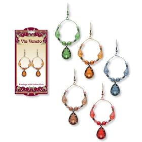 Via-Veneto Italian Flair Dangle Earrings