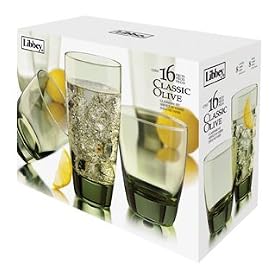 16 pc Classic Set (Olive) by Libbey