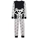 Boys' Cherokee Halloween 2-pc. Pajama Set - Skeleton Black/ Gray