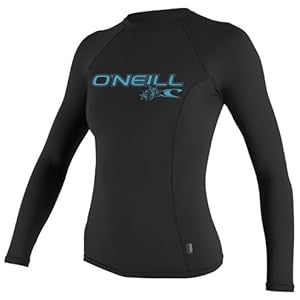 O'Neill Wetsuits Women's Basic Skins Long Sleeve Crew O'Neill Wetsuits Women's Basic Skins Long Sleeve Crew