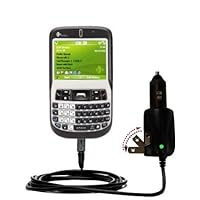 Intelligent Dual Purpose DC Vehicle and AC Home Wall Charger for the HTC Dash - Two critical functions, one unique charger - Uses Gomadic Brand TipExchange Technology