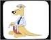 Mouse Pad with kangaroo, money, cashier, belt