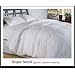 1200 Thread Count Full Size Siberian Goose Down Comforter 100% Egyptian Cotton 1200 TC - 750FP - 50Oz - Stripe White