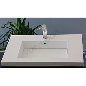 Rue du bain Plan Vasque Encastrable 80 cm SHAP: Cuisine