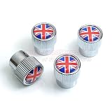 MINI Cooper British Flag Tire Stem Valve Caps