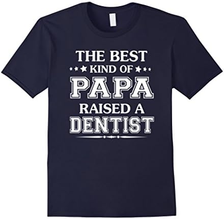 Men's Dentist papa T shirt - Gifts Papa Medium Navy