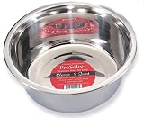 3 Quart Heavy Stainless Steel Mirror Finish Dog Food Bowl