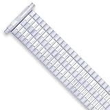 Men's Expansion Stretch Watch Band - Silver (fits 17mm to 22mm)