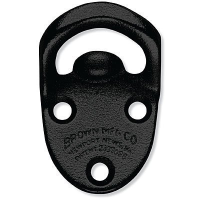 Black Cavalier Type Wall Mounted Bottle Opener
